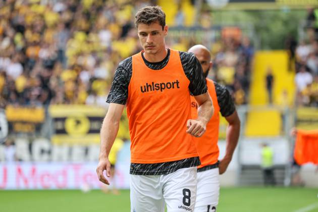 Maximilian Thalhammer (SV Waldhof Mannheim, 8) Fussball: 3. Liga, 7. Spieltag, Alemannia Aachen vs. SV Waldhof Mannheim am 20.09.2025 in Aachen (Tivoli), Deutschland Aachen Tivoli Deutschland Copyright: xFranzxReindelx