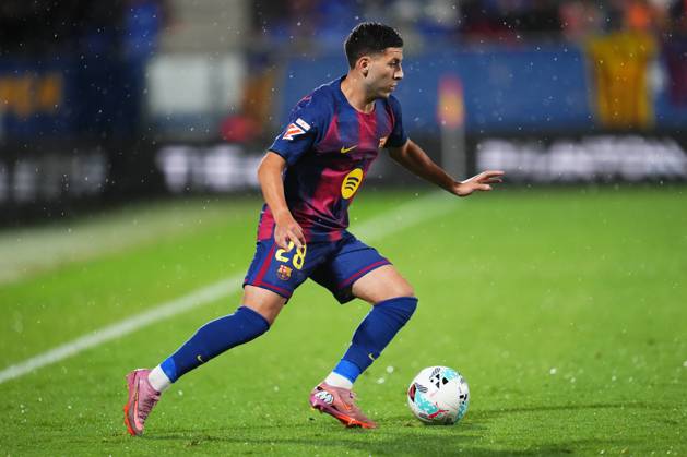 ESP: FC Barcelona, Barca - Getafe CF. La Liga EA Sports. Date 5 Roony Bardghji of FC Barcelona during the La Liga EA Sports match between FC Barcelona - Getafe CF played at Johan Cruyff Stadium on September 21, 2025 in Barcelona. kpng Copyright: xBaguxBlancox xPRESSINx PS_240921_BAR_GET_2526_1984