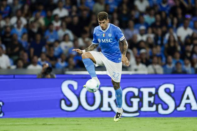 RECORD DATE NOT STATED Napoli’s Giovanni Di Lorenzo during the Serie A soccer match between Napoli and Pisa at the Diego Armando Maradona Stadium in Naples, southern italy - Monday , September 22 , 2025. - Soccer . Copyright: xAlessandroxGarofalo LaPressex