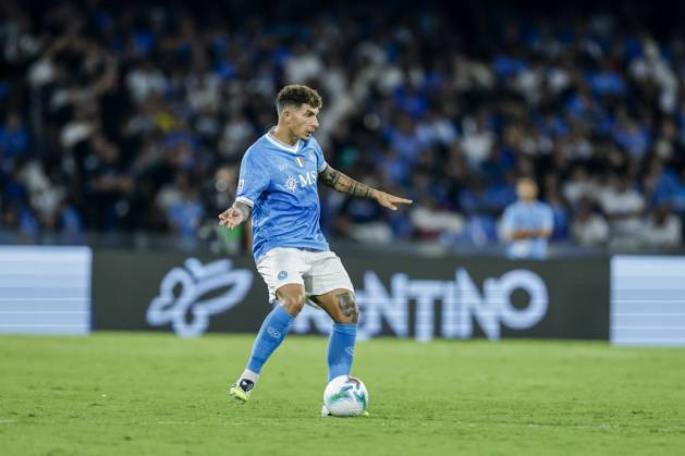 RECORD DATE NOT STATED Napoli’s Giovanni Di Lorenzo during the Serie A soccer match between Napoli and Pisa at the Diego Armando Maradona Stadium in Naples, southern italy - Monday , September 22 , 2025. - Soccer . Copyright: xAlessandroxGarofalo LaPressex