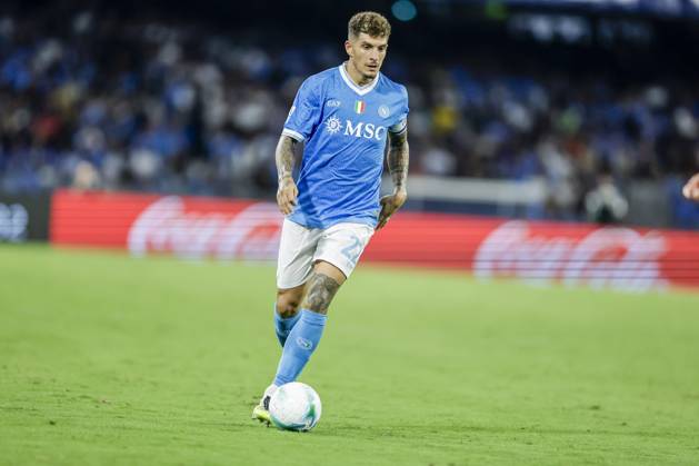 RECORD DATE NOT STATED Napoli’s Giovanni Di Lorenzo during the Serie A soccer match between Napoli and Pisa at the Diego Armando Maradona Stadium in Naples, southern italy - Monday , September 22 , 2025. - Soccer . Copyright: xAlessandroxGarofalo LaPressex
