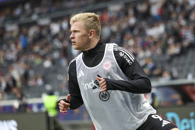 Jonathan Burkardt (Eintracht Frankfurt, 09) , Deutschland, Fussball, 1. Bundesliga, 4.Spieltag, 2025 2026, Eintracht Frankfurt vs. 1.FC Union Berlin, 21.09.2025, Deutsche-Bank-Park, Frankfurt am Main, Deutschland Frankfurt am Main Deutsche-Bank-Park Hessen Deutschland Copyright: xGrantxHubbsx