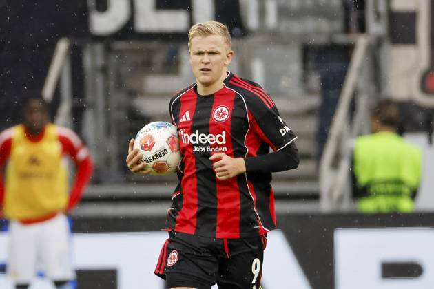 Jonathan Burkardt (Eintracht Frankfurt, 09) , Deutschland, Fussball, 1. Bundesliga, 4.Spieltag, 2025 2026, Eintracht Frankfurt vs. 1.FC Union Berlin, 21.09.2025, Deutsche-Bank-Park, Frankfurt am Main, Deutschland Frankfurt am Main Deutsche-Bank-Park Hessen Deutschland Copyright: xGrantxHubbsx