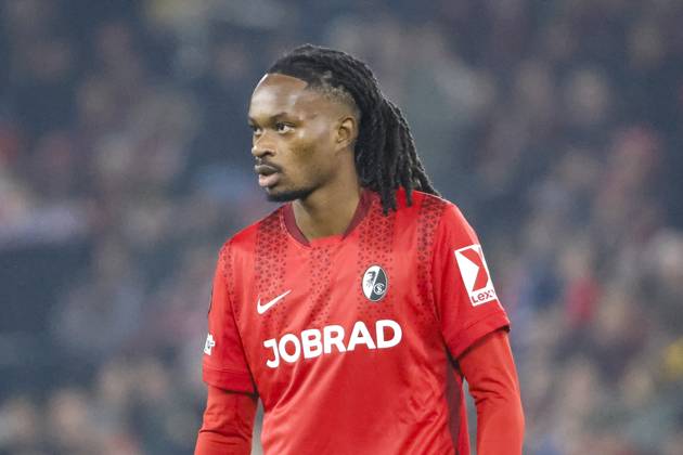 Jordy Makengo (SC Freiburg, 33) , Deutschland, Fussball, UEFA Europa League, 1. Spieltag, 2025 2026, SC Freiburg vs. FC Basel, 24.09.2025, Stadion am Wolfswinkel, Freiburg im Breisgau, Deutschland Freiburg im Breisgau Stadion am Wolfswinkel Baden-Württemberg Deutschland Copyright: xGrantxHubbsx