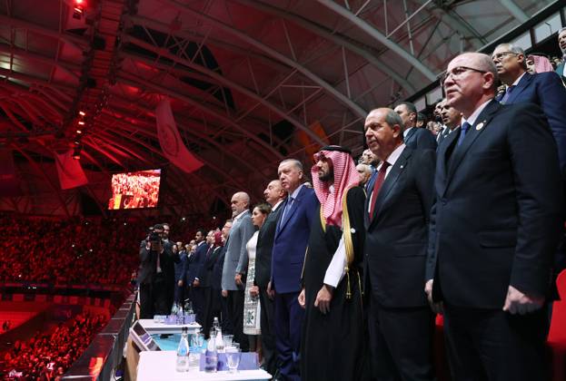 Turkish President Recep Tayyip Erdogan KONYA, TURKIYE - AUGUST 09: Turkish President Recep Tayyip Erdogan attends the opening ceremony of the 5th Islamic Solidarity Games in Konya, Turkiye on August 09, 2022. Konya Turkey. Editorial use only. Please get in touch for any other usage. Copyright: x2025xAnadoluxMuratxKulax