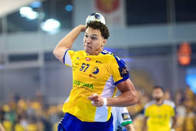2025.09.25 Kielce Pilka reczna , Liga Mistrzow EHF , sezon 2025 26 Industria Kielce - Fuechse Berlin N z Theo Monar Foto Tomasz Fafara PressFocus 2025.09.25 Kielce Handball , EHF Champions League , 2025 2026 season Industria Kielce - Fuechse Berlin Theo Monar Credit: Tomasz Fafara PressFocus NEWSPIX.PL --- newspix.pl