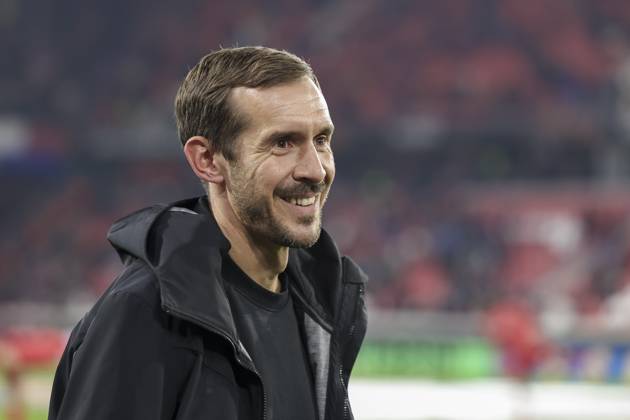 Julian Schuster (SC Freiburg, Trainer) , Deutschland, Fussball, UEFA Europa League, 1. Spieltag, 2025 2026, SC Freiburg vs. FC Basel, 24.09.2025, Stadion am Wolfswinkel, Freiburg im Breisgau, Deutschland Freiburg im Breisgau Stadion am Wolfswinkel Baden-Württemberg Deutschland Copyright: xGrantxHubbsx