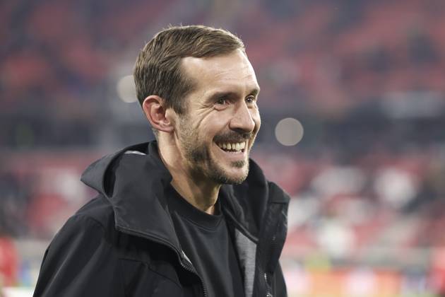 Julian Schuster (SC Freiburg, Trainer) , Deutschland, Fussball, UEFA Europa League, 1. Spieltag, 2025 2026, SC Freiburg vs. FC Basel, 24.09.2025, Stadion am Wolfswinkel, Freiburg im Breisgau, Deutschland Freiburg im Breisgau Stadion am Wolfswinkel Baden-Württemberg Deutschland Copyright: xGrantxHubbsx