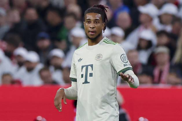 Michael Olise (FC Bayern Muenchen) gestikuliert, Bundesliga, FC Bayern München v SV Werder Bremen, Allianz Arena am 26. September 2025 in München, Deutschland. (Foto von Marco Steinbrenner DeFodi Images) Michael Olise (FC Bayern Muenchen) gestures, Bundesliga, FC Bayern München v SV Werder Bremen, Allianz Arena, September 26, 2025 in München, Germany. (Photo by Marco Steinbrenner DeFodi Images) DFL regulations prohibit any use of photographs as image sequences and or quasi-video. Michael Olise FC Bayern Muenchen gestures, Bundesliga, FC Bayern München v SV Werder Bremen, Allianz Arena on September 26, 2025 in Munich, Germany Photo by Marco Steinbrenner DeFodi Images Michael Olise FC Bayern Muenchen gestures, Bundesliga, FC Bayern München v SV Werder Bremen, Allianz Arena, September 26, 2025 in Munich, Germany Photo by Marco Steinbrenner DeFodi Images DFL regulations prohibit any use of photographs as image sequences and or quasi video