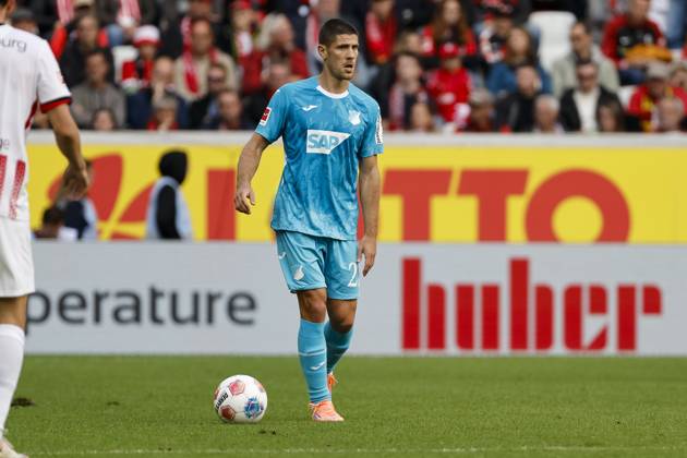 Andrej Kramaric (TSG Hoffenheim, 27) am Ball , Deutschland, Fussball, 1. Bundesliga, 5.Spieltag, 2025 2026, SC Freiburg vs. TSG 1899 Hoffenheim, 28.09.2025, Europa-Park Stadion, Freiburg im Breisgau, Deutschland Freiburg im Breisgau Europa-Park Stadion Baden-Württemberg Deutschland Copyright: xGrantxHubbsx