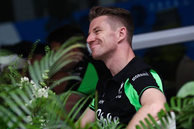 F1 - SINGAPORE GRAND PRIX 2025 HULKENBERG Nico (ger), Stake F1 Team Kick C45, portrait during the 2025 Formula 1 Singapore Grand Prix, 18th round of the 2025 FIA Formula One World Championship, WM, Weltmeisterschaft from October 3 to 5, 2025 on the Marina Bay Street Circuit, in Singapore - SingaporeSingapore Copyright: xEricxAlonsox