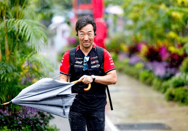 F1 - SINGAPORE GRAND PRIX 2025 KOMATSU Ayao (jpn), Team Principal of Haas F1 team, portrait during the 2025 Formula 1 Singapore Grand Prix, 18th round of the 2025 FIA Formula One World Championship, WM, Weltmeisterschaft from October 3 to 5, 2025 on the Marina Bay Street Circuit, in Singapore - SingaporeSingapore Copyright: xDPPIx