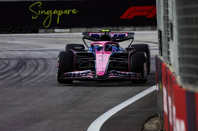 F1 - SINGAPORE GRAND PRIX 2025 43 COLAPINTO Franco (arg), Alpine F1 Team A525, action during the 2025 Formula 1 Singapore Grand Prix, 18th round of the 2025 FIA Formula One World Championship, WM, Weltmeisterschaft from October 3 to 5, 2025 on the Marina Bay Street Circuit, in Singapore - SingaporeSingapore Copyright: xFLORENTxGOODENx