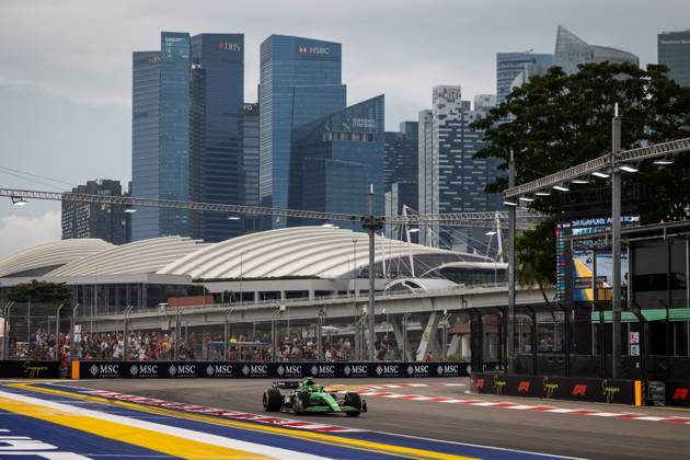F1 - SINGAPORE GRAND PRIX 2025 05 BORTOLETO Gabriel (bra), Stake F1 Team Kick C45, action during the 2025 Formula 1 Singapore Grand Prix, 18th round of the 2025 FIA Formula One World Championship, WM, Weltmeisterschaft from October 3 to 5, 2025 on the Marina Bay Street Circuit, in Singapore - SingaporeSingapore  Copyright: xDPPIx
