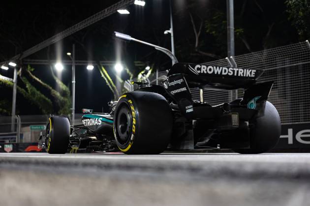 F1 - SINGAPORE GRAND PRIX 2025 12 KIMI ANTONELLI Andrea (ita), Mercedes AMG F1 Team W16, action during the 2025 Formula 1 Singapore Grand Prix, 18th round of the 2025 FIA Formula One World Championship, WM, Weltmeisterschaft from October 3 to 5, 2025 on the Marina Bay Street Circuit, in Singapore - SingaporeSingapore Copyright: xDPPIx