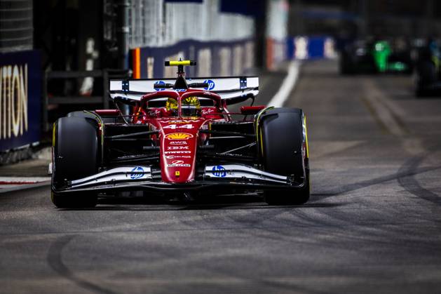 Marina Bay Street Circuit, Singapore, Singapore. 3.October.2025; Lewis Hamilton of Great Britain and Scuderia Ferrari during Formula One Singapore Grand Prix aflo_305775280