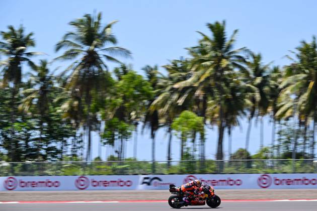 MOTO - MOTO GP - GRAND PRIX OF INDONESIA 2026 23 BASTIANINI Enea (ita), Red Bull KTM Tech 3, KTM RC16, action during the 2025 MotoGP Pertamina Grand Prix of Indonesia on the Mandalika circuit from October 3 to 5, At West Nusa Tenggara, Indonesia - West Nusa TenggaraIndonesia Copyright: xGIGIxSOLDANOx