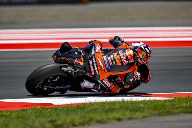 MOTO - MOTO GP - GRAND PRIX OF INDONESIA 2026 23 BASTIANINI Enea (ita), Red Bull KTM Tech 3, KTM RC16, action during the 2025 MotoGP Pertamina Grand Prix of Indonesia on the Mandalika circuit from October 3 to 5, At West Nusa Tenggara, Indonesia - West Nusa TenggaraIndonesia Copyright: xGIGIxSOLDANOx