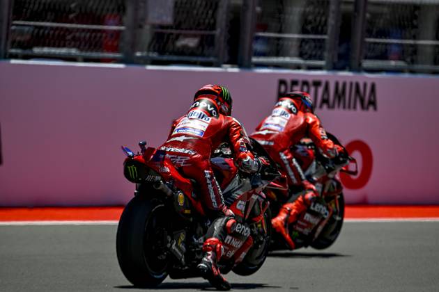 MOTO - MOTO GP - GRAND PRIX OF INDONESIA 2026 63 BAGNAIA Francesco (ita), Ducati Lenovo Team, Ducati Desmosedici GP25, action during the 2025 MotoGP Pertamina Grand Prix of Indonesia on the Mandalika circuit from October 3 to 5, At West Nusa Tenggara, Indonesia - West Nusa TenggaraIndonesia Copyright: xGIGIxSOLDANOx