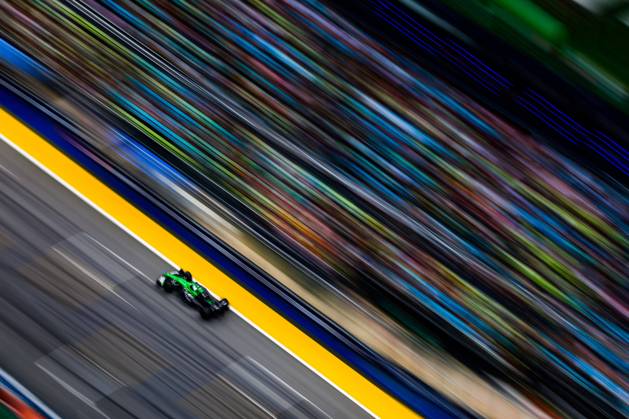 F1 - SINGAPORE GRAND PRIX 2025 27 HULKENBERG Nico (ger), Stake F1 Team Kick C45, action during the 2025 Formula 1 Singapore Grand Prix, 18th round of the 2025 FIA Formula One World Championship, WM, Weltmeisterschaft from October 3 to 5, 2025 on the Marina Bay Street Circuit, in Singapore - SingaporeSingapore Copyright: xFLORENTxGOODENx
