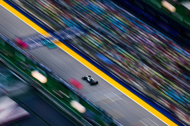F1 - SINGAPORE GRAND PRIX 2025 12 KIMI ANTONELLI Andrea (ita), Mercedes AMG F1 Team W16, action during the 2025 Formula 1 Singapore Grand Prix, 18th round of the 2025 FIA Formula One World Championship, WM, Weltmeisterschaft from October 3 to 5, 2025 on the Marina Bay Street Circuit, in Singapore - SingaporeSingapore Copyright: xFLORENTxGOODENx