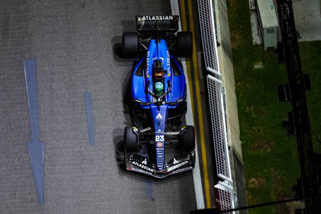 F1 - SINGAPORE GRAND PRIX 2025 23 ALBON Alexander (tha), Williams Racing FW47, action during the 2025 Formula 1 Singapore Grand Prix, 18th round of the 2025 FIA Formula One World Championship, WM, Weltmeisterschaft from October 3 to 5, 2025 on the Marina Bay Street Circuit, in Singapore - SingaporeSingapore Copyright: xFLORENTxGOODENx