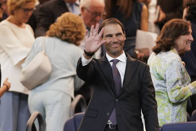 LA LIGA EA Sports - Real Madrid vs Villarreal MADRID, SPAIN - October 4: former tennis player Rafael Nadal attends to the La Liga 2025 26 match between Real Madrid and Villarreal at Santiago Bernabeu Stadium. (Photo by Guille Martinez f22photo) Madrid Santiago Bernabeu Stadium Spain Copyright: xGuillermoxMartinezx