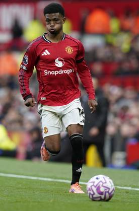 Manchester, England, 4th October 2025. Amad Diallo of Manchester United, ManU during the Manchester United vs Sunderland Premier League match at Old Trafford, Manchester. Picture credit should read: Andrew Yates Sportimage EDITORIAL USE ONLY. No use with unauthorised audio, video, data, fixture lists, club league logos or live services. Online in-match use limited to 120 images, no video emulation. No use in betting, games or single club league player publications. SPI_054_AY_MAN_UTD_SUN SPI-4195-0051