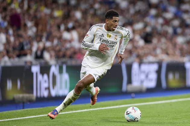 October 4, 2025, Madrid, Madrid, Spain: Jude Bellingham of Real Madrid CF during La Liga football match between Real Madrid CF v Villareal CF at Santiago Bernabeu Stadium in Madrid, Spain, October 4, 2025 Madrid Spain - ZUMAa206 20251004_zsp_a206_130 Copyright: xRubenxAlbarranx