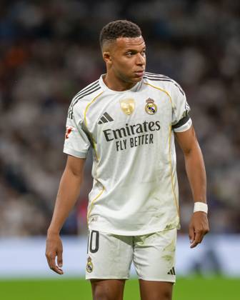 REAL MADRID CF v VILLARREAL CF. LA LIGA 2025 2026. ROUND 8. Real Madrid CF™s Kylian Mbappe during La Liga match. October 4, 2025. (ALTERPHOTOS Jorge Ropero) MadridSpain  Copyright: xJorgexRoperox