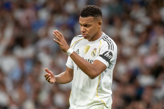REAL MADRID CF v VILLARREAL CF. LA LIGA 2025 2026. ROUND 8. Real Madrid CF™s Kylian Mbappe during La Liga match. October 4, 2025. (ALTERPHOTOS Jorge Ropero) MadridSpain  Copyright: xJorgexRoperox