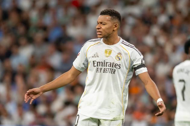 REAL MADRID CF v VILLARREAL CF. LA LIGA 2025 2026. ROUND 8. Real Madrid CF™s Kylian Mbappe during La Liga match. October 4, 2025. (ALTERPHOTOS Jorge Ropero) MadridSpain  Copyright: xJorgexRoperox