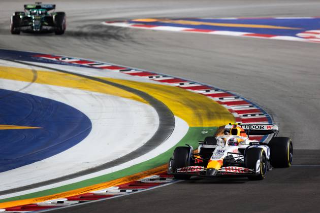 F1 - SINGAPORE GRAND PRIX 2025 30 LAWSON Liam (nzl), Visa Cash App RB F1 Team VCARB02, action during the 2025 Formula 1 Singapore Grand Prix, 18th round of the 2025 FIA Formula One World Championship, WM, Weltmeisterschaft from October 3 to 5, 2025 on the Marina Bay Street Circuit, in Singapore - SingaporeSingapore Copyright: xDPPIx