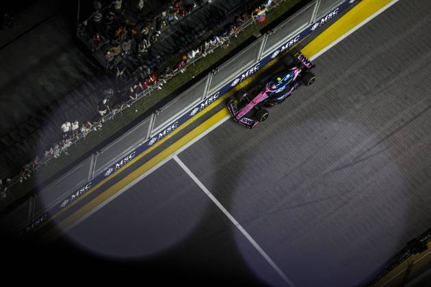 F1 - SINGAPORE GRAND PRIX 2025 43 COLAPINTO Franco (arg), Alpine F1 Team A525, action during the 2025 Formula 1 Singapore Grand Prix, 18th round of the 2025 FIA Formula One World Championship, WM, Weltmeisterschaft from October 3 to 5, 2025 on the Marina Bay Street Circuit, in Singapore - SingaporeSingapore Copyright: xXavixBonillax