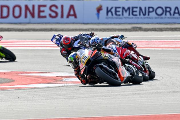 MOTO - MOTO GP - GRAND PRIX OF INDONESIA 2026 33 BINDER Brad (zaf), Red Bull KTM Factory Racing, KTM RC16, action during the 2025 MotoGP Pertamina Grand Prix of Indonesia on the Mandalika circuit from October 3 to 5, At West Nusa Tenggara, Indonesia - West Nusa TenggaraIndonesia Copyright: xGIGIxSOLDANOx