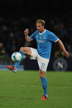 Napoli™s Kevin De Bruyne during the Serie A soccer match between Napoli and Genoa at the Diego Armando Maradona Stadium in Naples, southern italy - Sunday , October 05 , 2025. - Soccer . Copyright: xAlessandroxGarofalo LaPressex