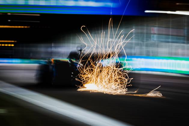 October 4, 2025, Singapore, Singapore: George Russell of Great Britain and Mercedes-AMG PETRONAS F1 Team during qualifying Formula One Singapore Grand Prix. Singapore Singapore - ZUMAs197 20251004_aaa_s197_1249 Copyright: xJayxHiranox