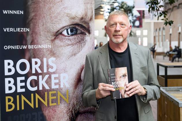 Amsterdam, The Netherlands, 2025-10-08 17:39:51 AMSTERDAM, 08-10-2025, De Hallen Boris Becker before the program Eva in connection with his book Binnen. PHOTO: NLBeeld Patrick van Emst Credit: NL Beeld Patrick van Emst  Copyright: xx x