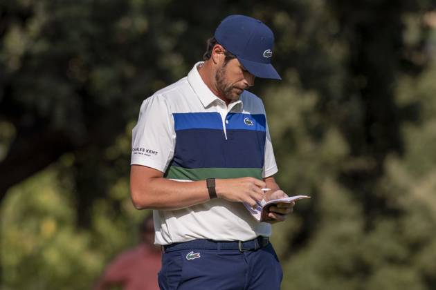 October 9, 2025, Madrid, Madrid, Spain: NACHO ELVIRA during the matchday of the Open de Espao±a presented by Madrid, held at the Club de Campo Villa de Madrid on October 9, 2025, in Madrid, Spain. Madrid Spain - ZUMAc312 20251009_zsp_c312_243 Copyright: xOscarxManuelxSanchezx