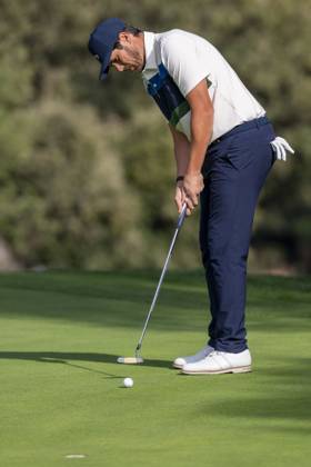 October 9, 2025, Madrid, Madrid, Spain: NACHO ELVIRA during the matchday of the Open de Espao±a presented by Madrid, held at the Club de Campo Villa de Madrid on October 9, 2025, in Madrid, Spain. Madrid Spain - ZUMAc312 20251009_zsp_c312_251 Copyright: xOscarxManuelxSanchezx