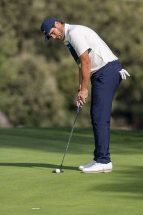 October 9, 2025, Madrid, Madrid, Spain: NACHO ELVIRA during the matchday of the Open de Espao±a presented by Madrid, held at the Club de Campo Villa de Madrid on October 9, 2025, in Madrid, Spain. Madrid Spain - ZUMAc312 20251009_zsp_c312_250 Copyright: xOscarxManuelxSanchezx