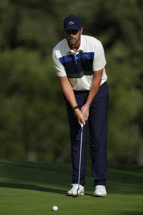 October 9, 2025, Madrid, Madrid, Spain: Nacho Elvira of Spain during the Open de Espao±a presented by Madrid, R1, golf tournament of DP World Tour at Club de Campo Villa de Madrid on October 09, 2025, in Madrid, Spain. Madrid Spain - ZUMAa181 20251009_zaa_a181_274 Copyright: xOscarxJ.xBarrosox