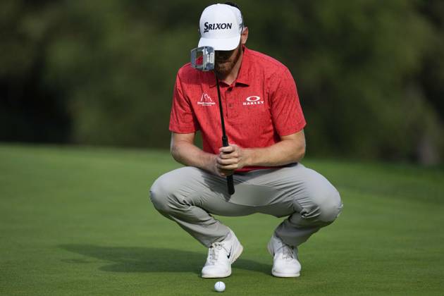 October 9, 2025, Madrid, Madrid, Spain: Sebastian Soderberg of Sweden during the Open de Espao±a presented by Madrid, R1, golf tournament of DP World Tour at Club de Campo Villa de Madrid on October 09, 2025, in Madrid, Spain. Madrid Spain - ZUMAƒÂ±A 20251009_zaa_a181_255 Copyright: xOscarxJ.xBarrosox