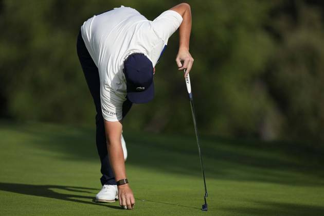 October 9, 2025, Madrid, Madrid, Spain: Nacho Elvira of Spain during the Open de Espao±a presented by Madrid, R1, golf tournament of DP World Tour at Club de Campo Villa de Madrid on October 09, 2025, in Madrid, Spain. Madrid Spain - ZUMAƒÂ±A 20251009_zaa_a181_270 Copyright: xOscarxJ.xBarrosox