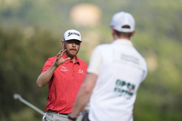 October 9, 2025, Madrid, Madrid, Spain: Sebastian Soderberg of Sweden during the Open de Espao±a presented by Madrid, R1, golf tournament of DP World Tour at Club de Campo Villa de Madrid on October 09, 2025, in Madrid, Spain. Madrid Spain - ZUMAƒÂ±A 20251009_zaa_a181_778 Copyright: xOscarxJ.xBarrosox