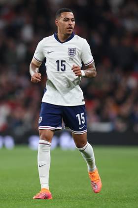 London, England, 9th October 2025. Morgan Rogers of England during the England vs Wales International Friendly, Länderspiel, Nationalmannschaft match at Wembley Stadium, London. Picture credit should read: Paul Terry Sportimage EDITORIAL USE ONLY. No use with unauthorised audio, video, data, fixture lists, club league logos or live services. Online in-match use limited to 120 images, no video emulation. No use in betting, games or single club league player publications. SPI_160_PT_Eng_Wal SPI-4207-0255
