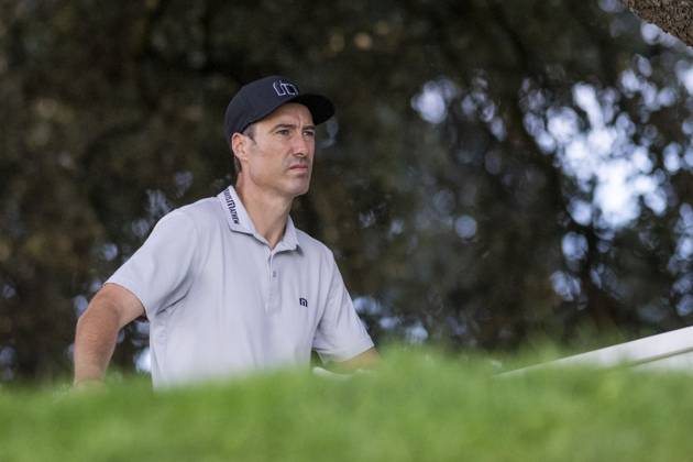 October 10, 2025, Madrid, Madrid, Spain: ROSS FISHER, taking the first shot from hole 1 during the matchday of the Open de Espao±a presented by Madrid, held at the Club de Campo Villa de Madrid on October 10, 2025, in Madrid, Spain. Madrid Spain - ZUMAc312 20251010_zsp_c312_094 Copyright: xOscarxManuelxSanchezx
