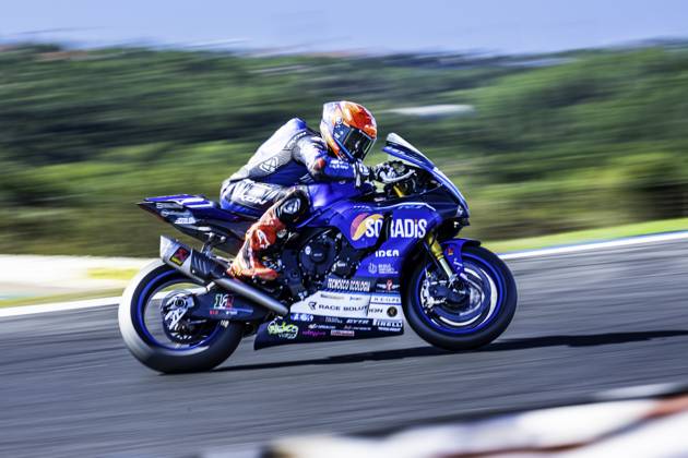 October 11, 2025, Cascais, Lisbon, Portugal: Michael Rinaldi in action during the WorldSBK Championship Tissot Superpole at the Estoril Circuit, Portugal, on October 11, 2025. Cascais Portugal - ZUMAr200 20251011_zsp_r200_027 Copyright: xNunoxReisinhox