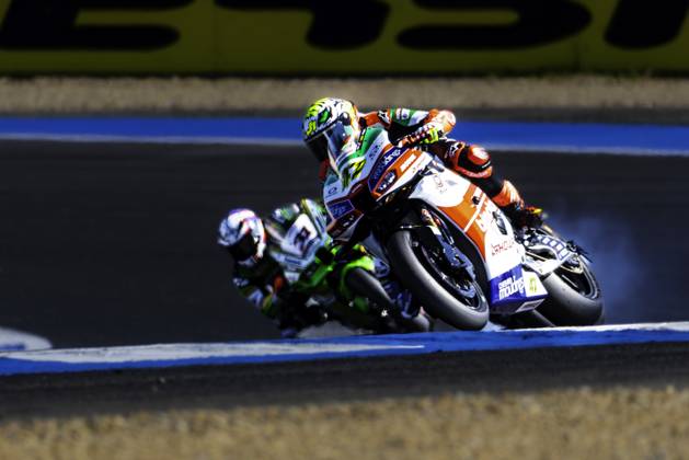 October 11, 2025, Cascais, Lisbon, Portugal: Axel Bassani in action during the WorldSBK Championship Race 1 at the Estoril Circuit, Portugal, on October 11, 2025. Cascais Portugal - ZUMAr200 20251011_zsp_r200_124 Copyright: xNunoxReisinhox
