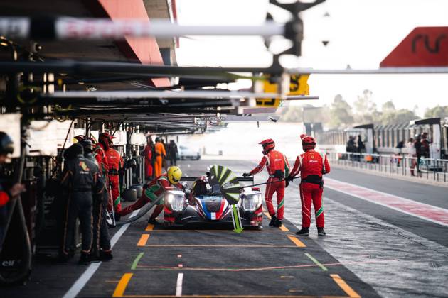 AUTO - ELMS - 4 HOURS OF PORTIMAO 2025 83 PERRODO Francois (fra),Matthieu VAXIVIERE (FRA), ROVERA Alessio (ita), AF Corse, Oreca 07, LMP2 Pro-Am, pitlane, during the 4 Hours of Portimao, 6th round of the 2025 European Le Mans Series on the Autodromo Internacional do Algarve from October 16 to 18, 2025 in Portimao, Portugal - Copyright: xJoaoxFilipex